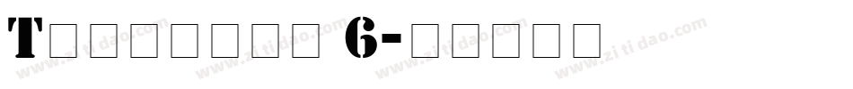 Template 6字体转换